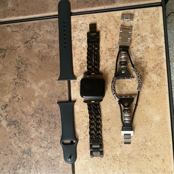 Apple watch with three bands